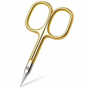 Professional Straight Edge Cuticle Trimming Scissors Cutting Nail <b>Care</b> Gold Wholesale Stainless Steel Manicure Pedicure - Product Image 1
