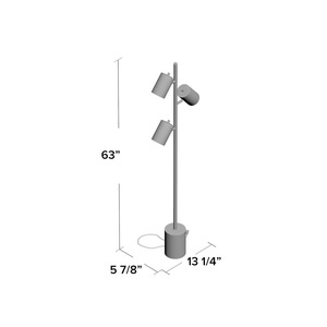 Lámpara de Pie Moderna Minimalista para Dormitorio, Diseño LED, 10 LED de Hierro, Estilo Nórdico Moderno, Blanca, para Sala de Estar, 15-30 7.5 - Product Image 5