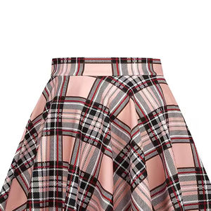 Jupe longue décontractée pour femme en jean de coton délavé avec boutons sur le devant, coupe ample, style tendance - Product Image 5