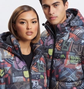 Chaqueta Acolchada Unisex de Invierno, Cortavientos, Ecológica, Estilo Urbano, con Capucha y Cierre, Abrigo Grueso de Poliéster Informal para Hombre - Product Image 5