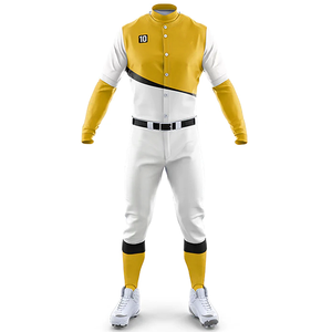 Conjunto de Uniforme de Béisbol Personalizado al por Mayor, Tejido Ligero, Ajuste Cómodo, Ropa Deportiva para Equipos, OEM ODM - Product Image 4