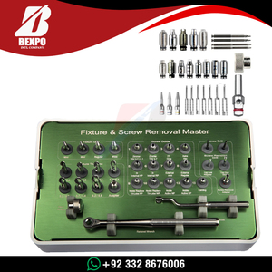 Kit de Extracción de Implantes y Tornillos Fracturados, Taladro, Macho de Roscar, Llave, Kit de Instrumentos Dentales de Alta Calidad - Product Image 4