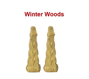 Conos de incienso de reflujo cuadrado de maderas naturales de invierno, suministro al por mayor a un precio líder (amarillo) - Product Image 1