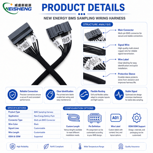 Özel ESS Kablo Demeti BMS İletişim Voltaj Toplama Kablosu OEM - Product Image 3