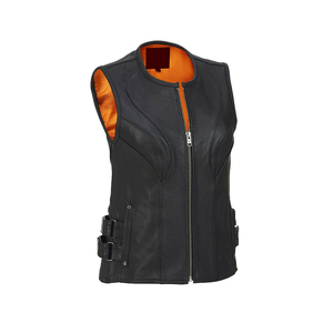 Chaleco de Cuero 2026, Nuevo Estilo, Alta Calidad, Ecológico, Bordado 3D, Transpirable, Impermeable, Chaleco de Cuero Genuino para Hombre - Product Image 4