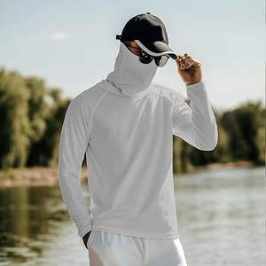 Chemises à capuche de haute qualité avec protection solaire UPF 50+, manches longues, légères - Product Image 6