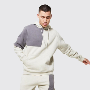 Conjunto de Sudadera y Pantalones Unisex con Capucha, Bloques de Color, Ligero, 2 en 1, de Secado Rápido, Transpirable, de Algodón, Estilo Urbano, Manga Larga, Casual, para Otoño - Product Image 6