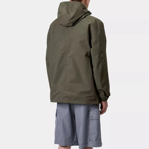 Men Polyester Nylon Windbreaker Short Set Zipper Jackets and Shorts Unique Style Two Piece Set OEM <b>Wind</b> <b>Breaker</b> Sets For Men - Product Image 4