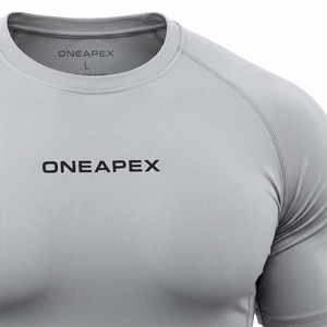 <b>Men</b> <b>Compression</b> T <b>Shirt</b> Short Sleeve Athletic Gym Training Sportswear Custom Logo Fitness Running Workout <b>Shirt</b> - Product Image 6