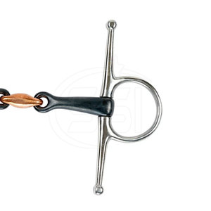Mors à joues pleines en acier inoxydable de haute qualité avec étriers robustes pour l'entraînement quotidien - Product Image 5