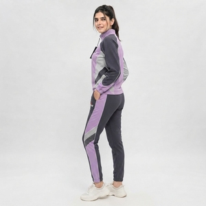 Women Tracksuit Premium Athletic <b>Jacket</b> And Pants Breathable <b>Lightweight</b> Sportswear Designed For <b>Running</b> Fitness Gym Training - Product Image 2