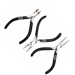 Professional Jewelry <b>Pliers</b> <b>Set</b> Nose Flat Nose Chain Nose Tools for Metal Bending DIY Crafting Beading-for Jewelry - Product Image 2