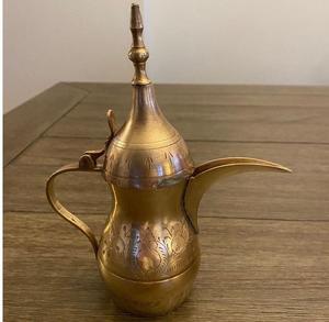 Olla Metálica de Latón Pulido con Recubrimiento de Cobre Vintage Bold Blossom para Té y Café, Ecológica, Reutilizable, con Tapa y Logotipo Personalizado, para Cocina y Hotel - Product Image 2