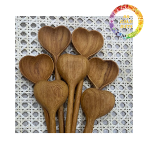Cuchara de Madera Hecha a Mano para Café, Postre, Miel, Té, Natural, Ecológica, Accesorios de Cocina y Comedor - Product Image 4