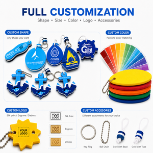 Llavero Flotante de Espuma PU Personalizado con Logotipo, Anillo para Llaves de Barco, Impermeable, No se Hunde, para Navegación, Pesca, Vela, Deportes Marinos - Product Image 3
