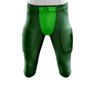 Maillot de football américain personnalisé pour homme, blanc et vert, sublimé, col en V, manches courtes, anti-humidité, ensemble uniforme ajusté - Product Image 4