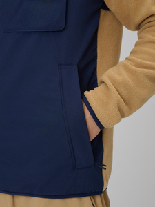 Veste polaire pour homme à col montant et fermeture éclair intégrale, design classique, haute qualité, 100% coton, veste polaire d'hiver chaude et décontractée - Product Image 6