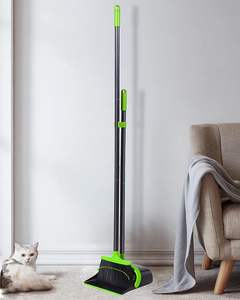 Ensemble balai et pelle pour l'amélioration de la maison, balai à long manche de 52 pouces avec pelle, ensemble combiné pour le nettoyage des sols de la maison, de la cuisine, de la salle et du bureau - Product Image 6