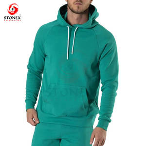 Conjuntos Deportivos de Invierno para Hombre, con Capucha, Colores Sólidos, Sudaderas Casuales de Manga Larga, Pantalones, Conjuntos de Dos Piezas, 100% Algodón Felpa - Product Image 1