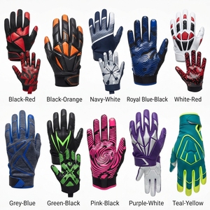 Guantes de Fútbol de Piel Naranja con Pantalla Táctil y Agarre Antideslizante para Deportes al Aire Libre, Unisex, para Todas las Estaciones, con Cierre de Velcro - Product Image 6