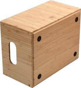 Best Price Modern Bamboo Storage Box Multi-Purpose <b>Kitchen</b> & <b>Pantry</b> Simple Organizer Eco-Friendly Food Shelf Drawer Sundries. - Product Image 3