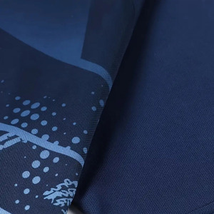 Conjunto de Camiseta de Fútbol Sublimada con Diseño Geométrico Azul Marino para Hombre, Manga Corta, Absorbe la Humedad, Ajuste Atlético, Uniforme de Fútbol - Product Image 4