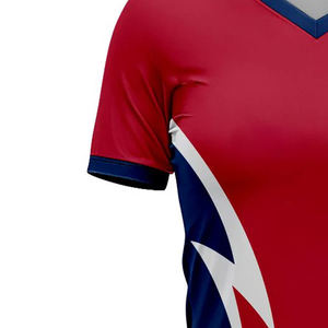 Camisetas de Béisbol y Sóftbol Sublimadas Personalizadas de la Mejor Calidad, Cuello en V, Impresión Digital, Cortas, Antibacterianas, Transpirables, Unisex - Product Image 6