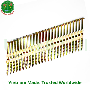 2-3/8" X 0.113" Collated Steel <b>Nails</b> 5000pcs 21 Degree with Screw Shank Type Made in Vietnam | Clavos en tira plástica - Product Image 3