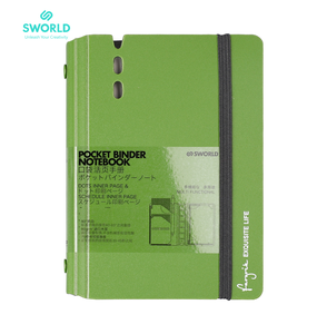 SWORLD Wholesale PU Cover Pocket Binder <b>Notebook</b> <b>Dot</b> Pattern Inner Pages Organizer Planner OEM ODM - Product Image 6