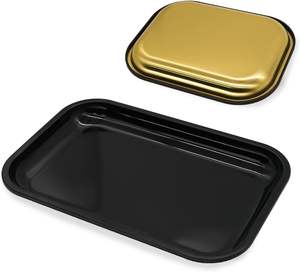 Bandeja Rectangular de Metal Pulido, el Mejor Diseño de Metal para Hogares Modernos, Servicio de Hostelería, Presentación de Alimentos, Disponible al por Mayor - Product Image 3