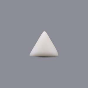 Natural White Coral Loose Stone 5.45 Carat IGI Certified Light Wholesale Faceted 20mm - Product Image 2