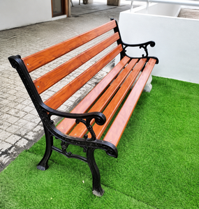 Banco de Parque Ergonómico de Fibra de Vidrio FRP, Asientos Exteriores Duraderos de Diseño Universal para Campus Escolares, Parques y Centros de Salud - Product Image 4