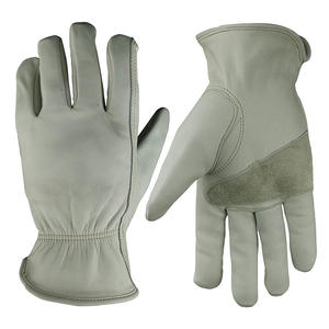 Gants de travail en cuir véritable haute visibilité pour hommes, de qualité supérieure, robustes, respirants, pour mécaniciens, meilleur prix, OEM - Product Image 1