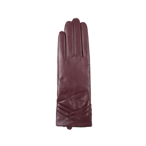 Gants de toilette en cuir pour femmes de haute qualité, design élégant et sophistiqué avec cuir souple et coutures durables - Product Image 5