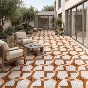 Carreaux en porcelaine 20 mm 600x600 mm mats résistants aux acides pour revêtements de sol extérieurs résidentiels et commerciaux - Product Image 3