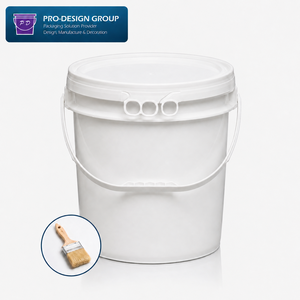 Seau à peinture en plastique de 17 L avec couvercle à anneau de traction - Product Image 1
