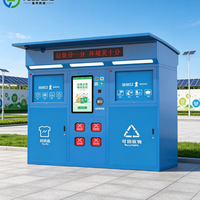 Distributeur automatique de recyclage facile à nettoyer pour lieux publics
