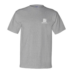 เสื้อยืดคอกลมผู้ชาย OEM ออกแบบโลโก้ตามสั่ง ผ้าโพลีเอสเตอร์/คอตตอน ระบายอากาศได้ดี คุณภาพสูง ทรงปกติ สีพื้น ขายส่ง - Product Image 1