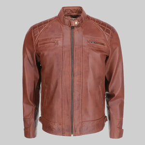 Vestes en cuir pour hommes à manches longues, prix de gros, 100% cuir PU, cuir écologique, manteaux d'extérieur pour adultes et garçons - Product Image 1