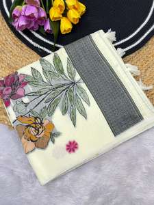 Collection de saris en coton pour mariage en gros – Vêtements ethniques luxueux et légers avec des motifs élégants et des détails raffinés - Product Image 3