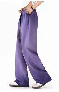 Nouveau design 2026 – Pantalon décontracté droit taille mi-haute élastique pour femme, respirant, style Joker, coupe régulière, 100 % polyester - Product Image 5