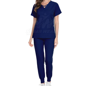 Everyday Women Medical Uniform Comfortable <b>Scrub</b> <b>Top</b> And Cargo Pants For Nurses Doctors And Clinical Professionals - Product Image 2