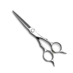 Ciseaux de coiffure de qualité supérieure, finition miroir, acier inoxydable, avec repose-doigts - Product Image 1