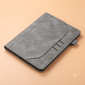 Agenda A5 Aurelux Premium en velours importé, relié, avec porte-cartes, journal exécutif, planificateur de bureau, organisateur professionnel, intérieur 80 GSM - Product Image 4