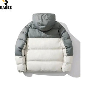 <b>Lightweight</b> Micro-Fleece Lined Puffer Jacket Daily Comfort Fit Heavy Duty Polyester Fill Puffer Jacket Abrasion Resistant <b>Coat</b> - Product Image 4