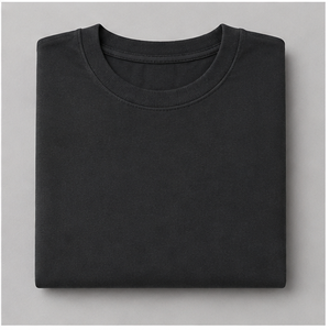 Camiseta Oversize de Mujer con Cuello Redondo y Mangas hasta el Codo en Color Carbón WTS-0006 - Product Image 5