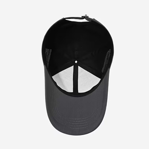 Casquette de baseball vintage pour homme, couleur noire, imperméable, ajustée, tendance, sport et décontractée, unisexe, service OEM. - Product Image 3