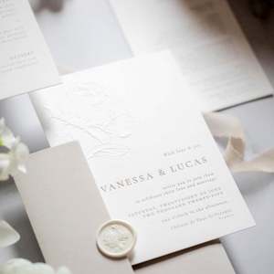 Invitación de Boda Moderna Personalizada con Color y Texto a Medida, Calidad Estable para Lugares de Boda y Compradores B2B en Todo el Mundo - Product Image 4