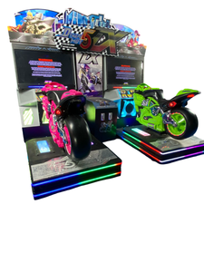 Grande machine de jeu d'arcade de course de moto, simulateur de moto dynamique 5 DX à monnayeur pour adultes et enfants - Product Image 5