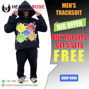 Ensemble survêtement unisexe en molleton de coton, sweat à capuche oversize imprimé sur mesure, style streetwear, décontracté pour l'hiver, avec logo OEM - Product Image 6